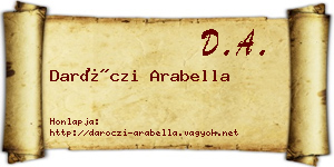 Daróczi Arabella névjegykártya